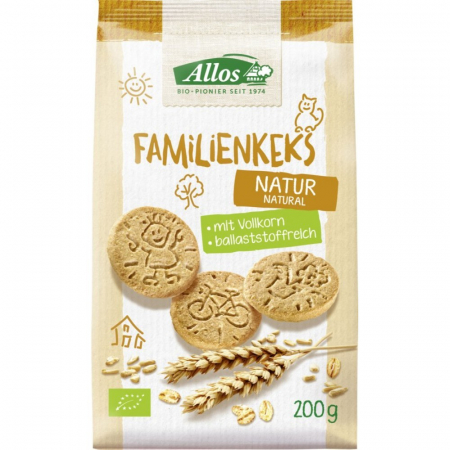 Biscuiti si napolitane bio - Biscuiti bio pentru toata familia, 200 g