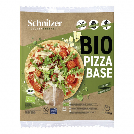 Paine bio - Blat bio mini pizza, fara gluten, 100 g