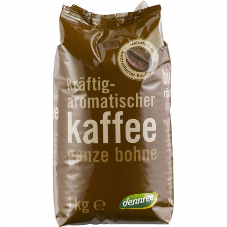 Cafea bio - Cafea boabe Arabica si Robusta, 1 kg