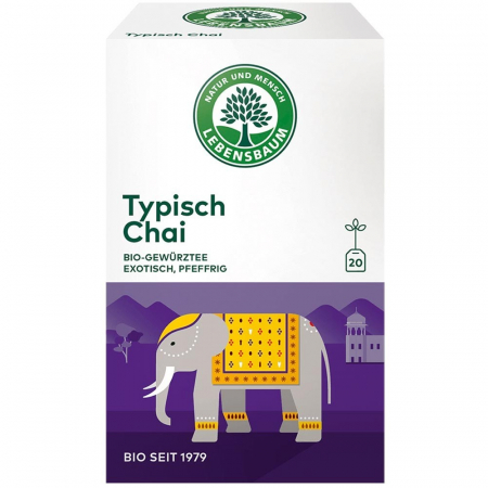 Ceai bio la plic - Ceai bio tipic Chai x20 plicuri, 40 g