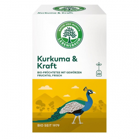 Ceai bio la plic - Ceai cu curcuma, 40 g