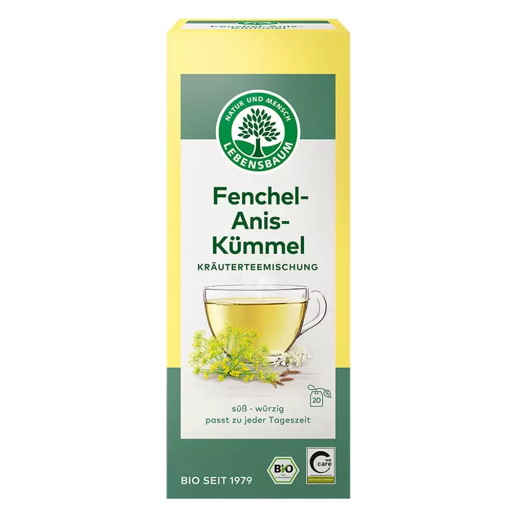 Ceaiuri bio - Ceai cu fenicul, anason si chimen 20 plicuri, eco, 50 g