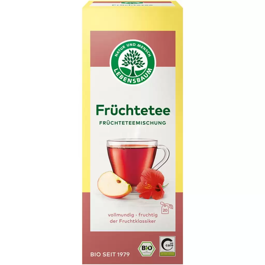 Ceai bio la plic - Ceai de fructe 20 plicuri, eco, 50 g