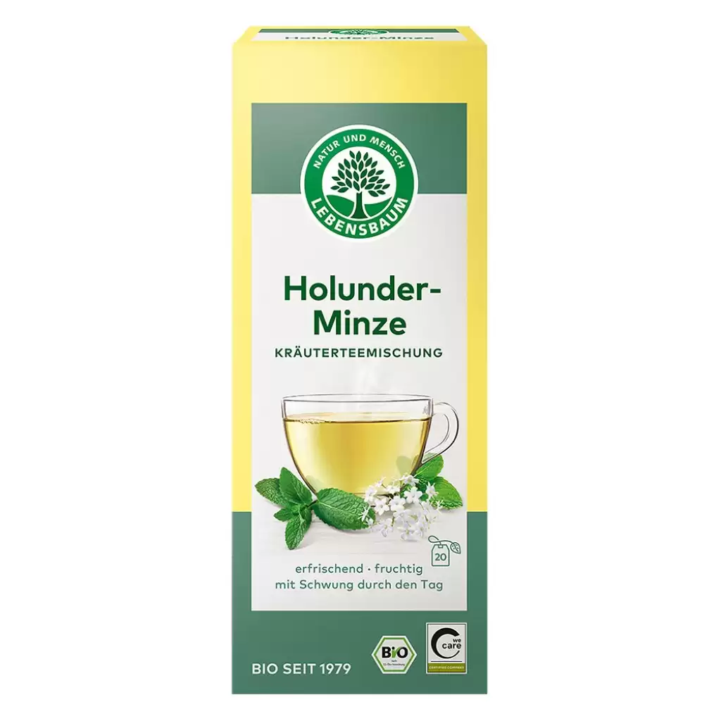 Alimente bio - Ceai de soc cu menta 20 plicuri, eco, 30 g