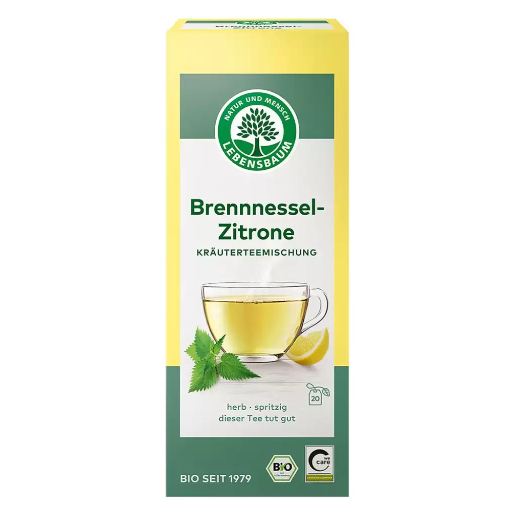 Ceaiuri bio - Ceai de urzica si lamaie 20 plicuri, eco, 30 g