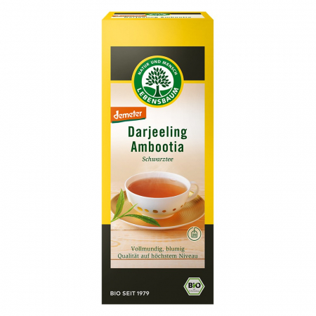 Ceai bio la plic - Ceai negru Darjeeling, 40 g