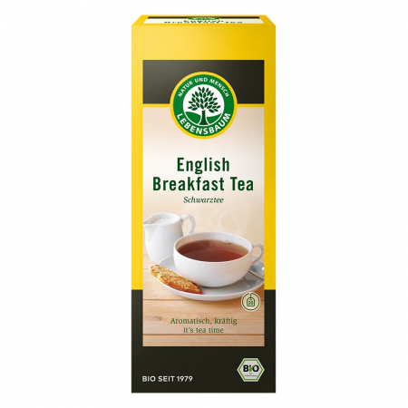 Ceai bio la plic - Ceai negru Englezesc pentru micul dejun, 40 g