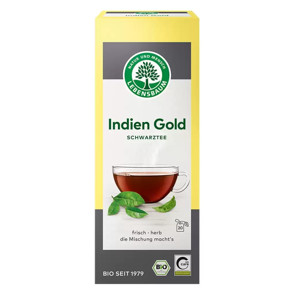 Ceai bio la plic - Ceai negru Indian 20 plicuri, eco, 40 g
