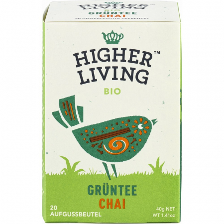 Ceai bio la plic - Ceai verde Chai, 40 g