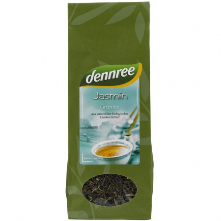 Alimente bio - Ceai verde cu iasomie bio, 100 g
