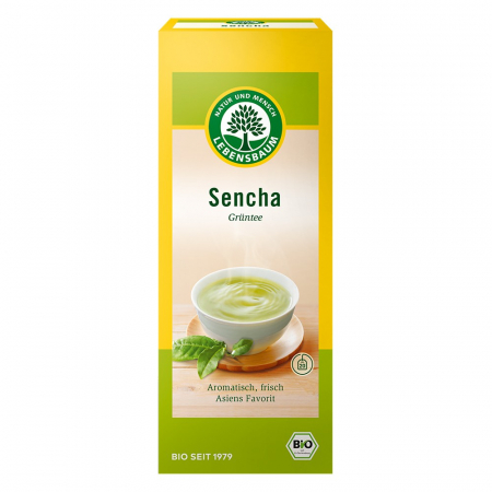Ceai bio la plic - Ceai verde Sencha, 30 g