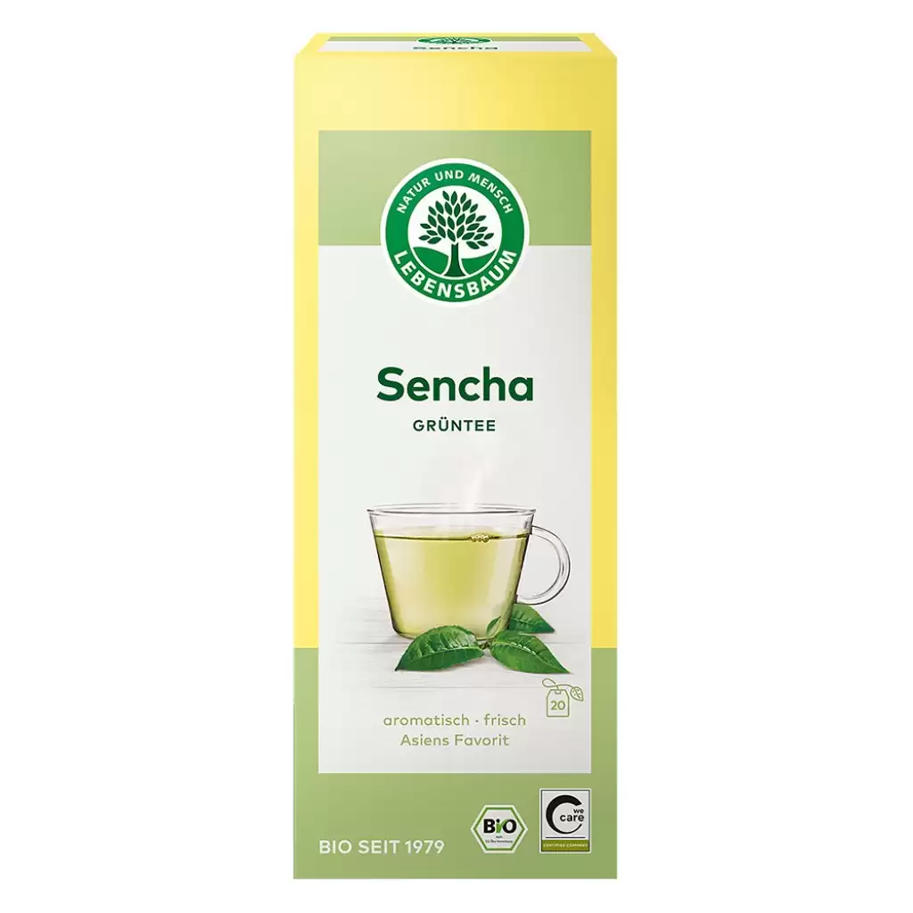 Ceai bio la plic - Ceai verde Sencha 20 plicuri, eco, 30 g