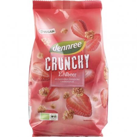 Musli bio - Cereale crocante cu capsuni, 375 g