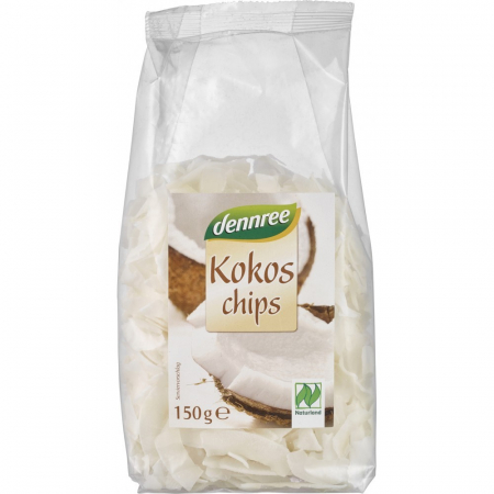 Nuci si alune bio - Chipsuri de cocos bio ecologice, 150 g
