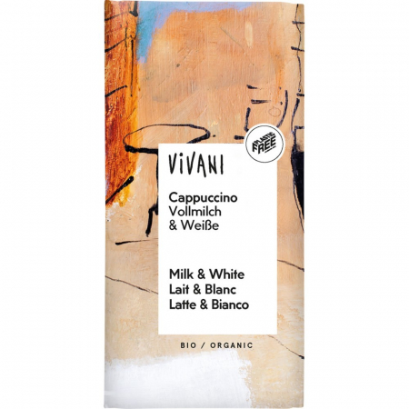 Ciocolata bio cappuccino, 100 g