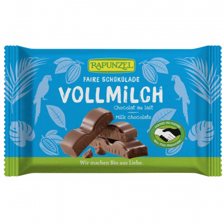 Ciocolata, cacao si cafea - Ciocolata Bio Cristallino cu lapte integral HIH, 100 g