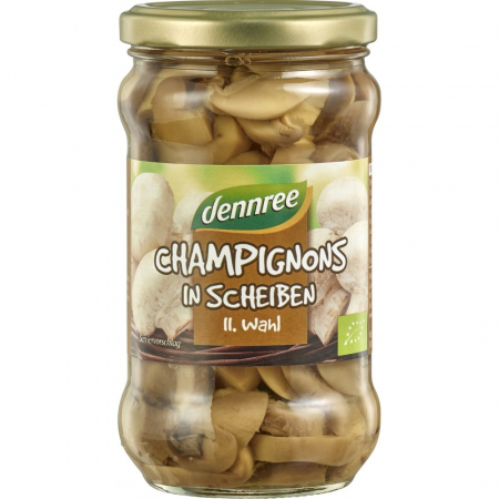 Antipasti bio - Ciuperci feliate ecologice la borcan, 280 g