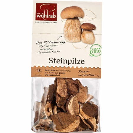 Antipasti bio - Ciuperci Hribi ecologici bio deshidratate, 20 g