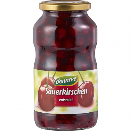 Compoturi bio - Compot de visine bio fara samburi, 700 g