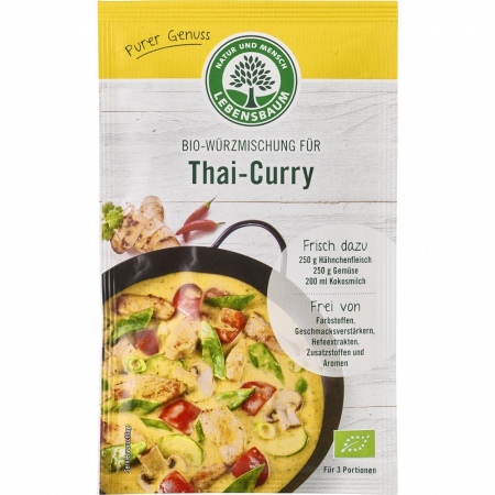 Alimente bio - Condiment bio Thai-Curry, 23 g