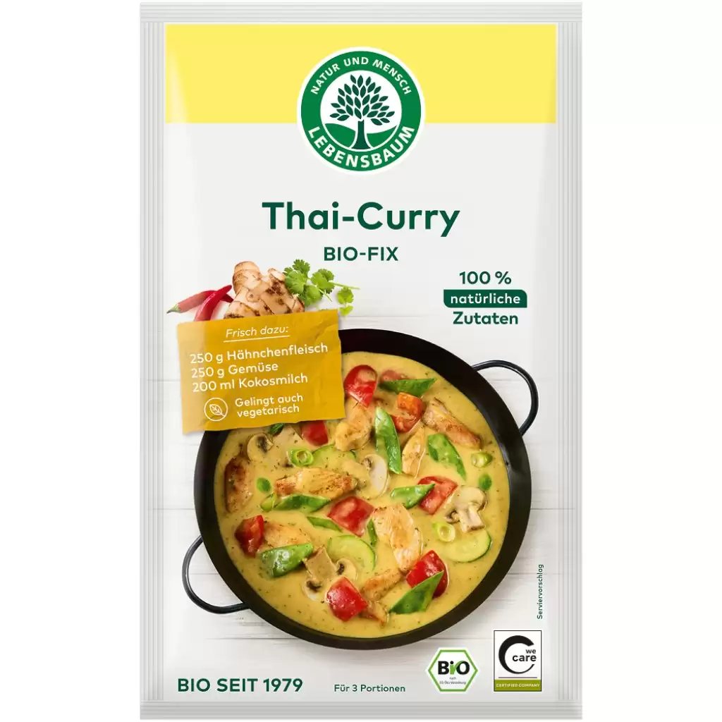 Condimente bio - Condiment Thai-Curry, eco, 23 g