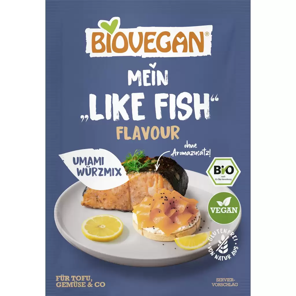 Condimente bio - Condiment vegan cu aroma de peste, nativ fara gluten, eco, 15 g