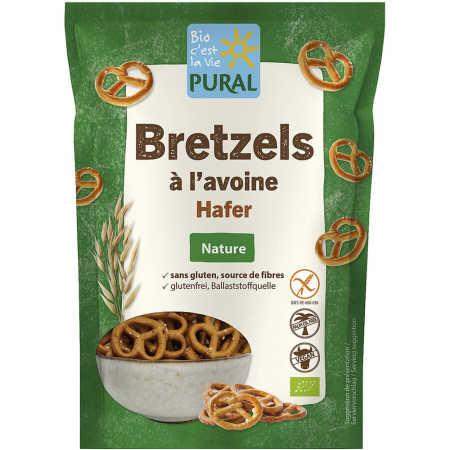 Sticksuri, chipsuri si covrigei - Covrigei bio din ovăz, fără gluten, 80 g