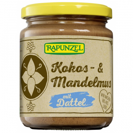 Crema bio cu cocos, migdale si curmale, 250 g