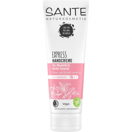 Creme pentru maini si corp - Crema de maini cu ulei de migdale, 75 ml