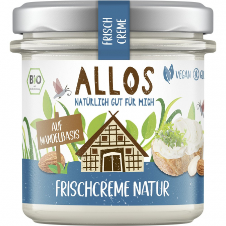 Alimente bio - Crema tartinabila bio natur, fara gluten, 135 g