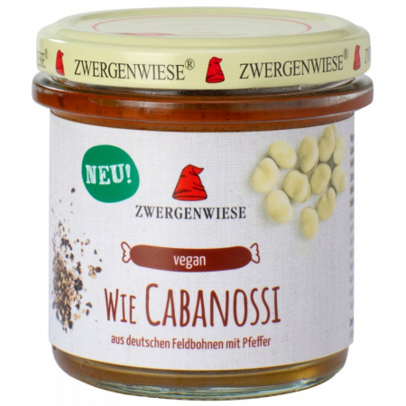 Pateu bio si creme vegetale - Crema tartinabila vegetala bio Cabanossi, 140 g