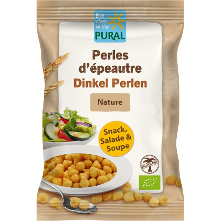 Alimente bio - Crutoane bio crocante din spelta, 125 g