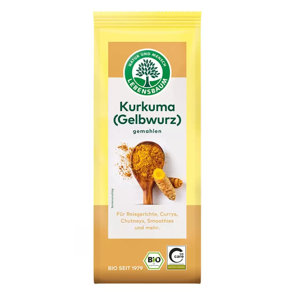 Condimente bio - Curcuma macinata, eco, 50 g