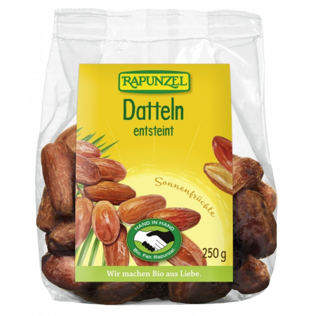 Fructe bio uscate - Curmale bio fara samburi, 250 g