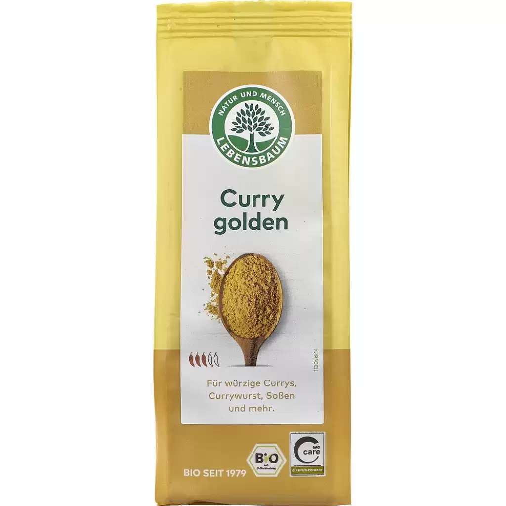 Condimente bio - Curry auriu , eco, 50 g
