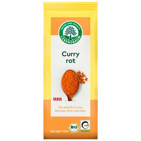 Curry rosu picant bio, 50 g