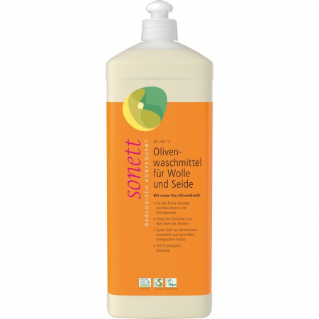 Detergenti ecologici - Detergent ecologic cu masline pentru lana și matase, 1 L