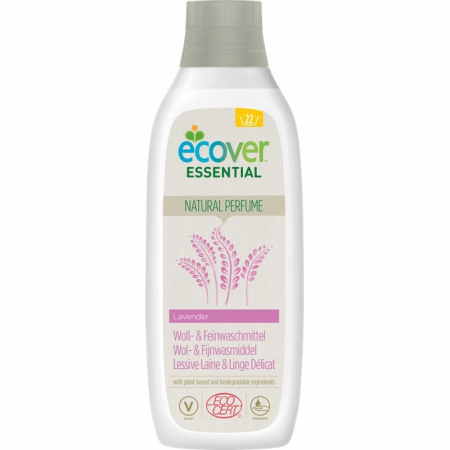 Detergent ecologic pentru rufe - Detergent lichid cu lavanda pentru lana si rufe delicate ecologic, 1 L