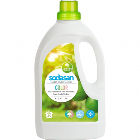 Detergenti ecologici - Detergent lichid pentru rufe colorate, 1.5 L