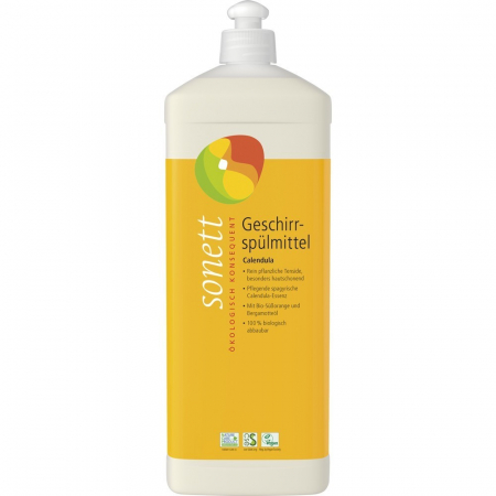 Detergenti ecologici - Detergent pentru spalat vase cu galbenele rezerva, 1 L