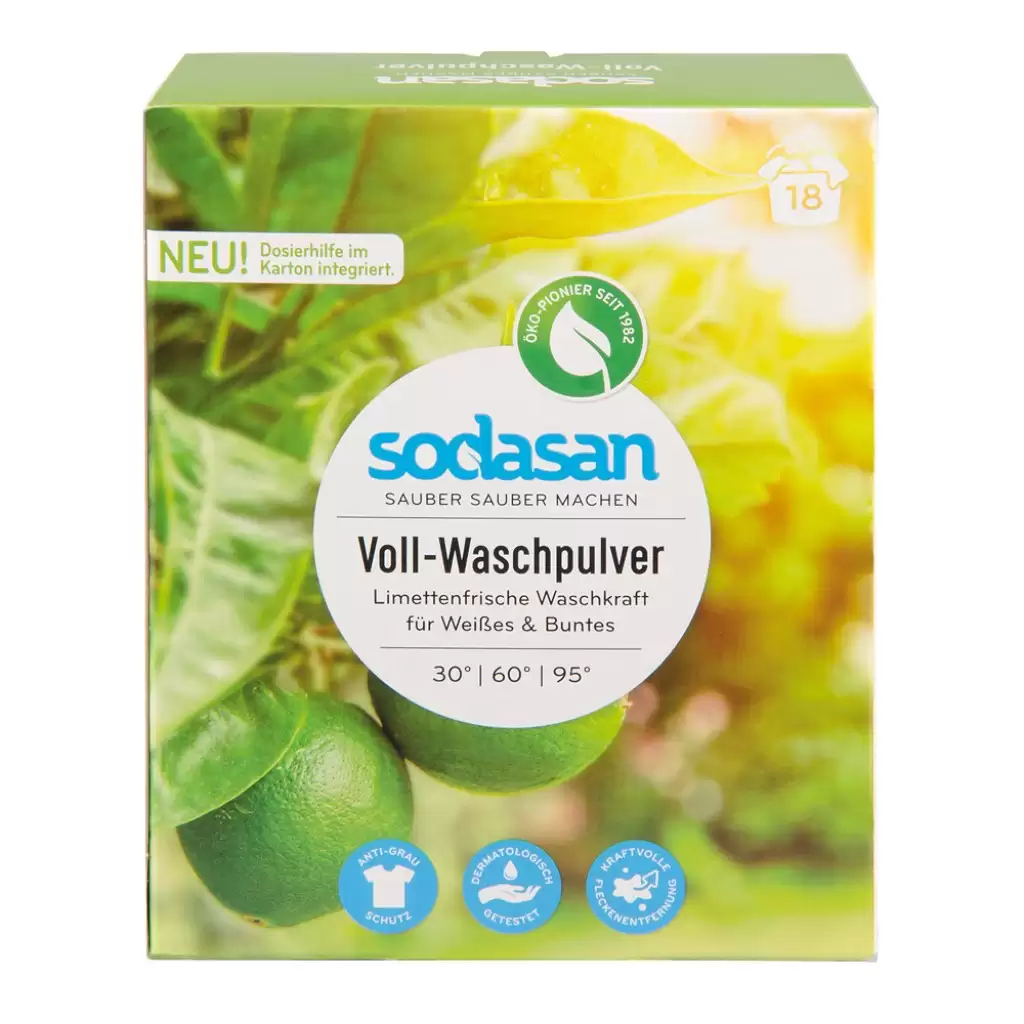 Detergenti ecologici - Detergent pudra universal cu lime, 1.01 kg
