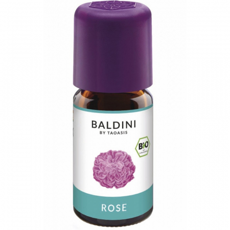 Uleiuri esentiale alimentare bio - Extract de trandafir, alimentar, 5 ml