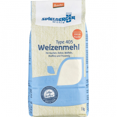 Faina alba de grau TIP 405 Demeter, 1 kg