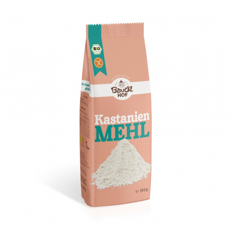 Faina bio si gris - Faina de castane bio fara gluten, 350 g