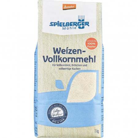Faina de grau integrala Demeter, 1 kg