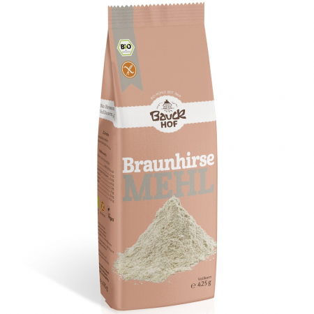 Faina bio si gris - Faina integrala din mei brun fara gluten, 425 g