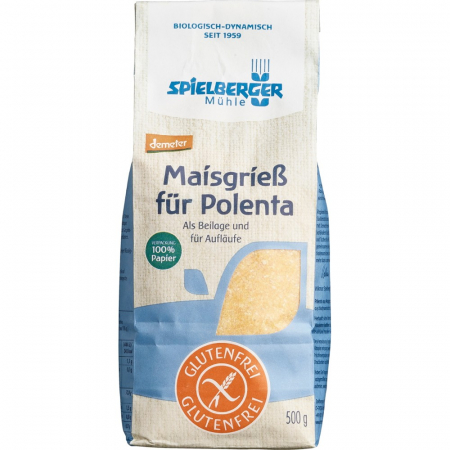Faina bio si gris - Faina pentru mamaliga bio fara gluten Demeter, 500 g