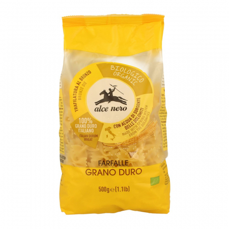Paste si fidea - Farfalle din grau dur, 500 g