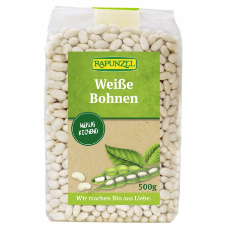 Legume bio - Fasole alba bio, 500 g