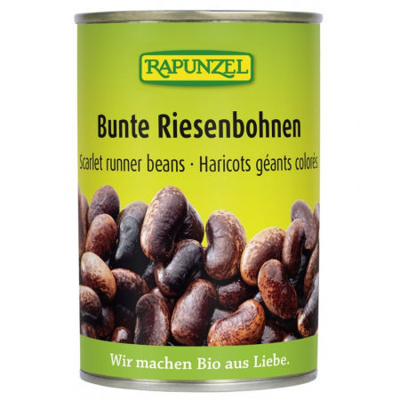 Legume bio in conserva - Fasole gigant colorata, 400 g